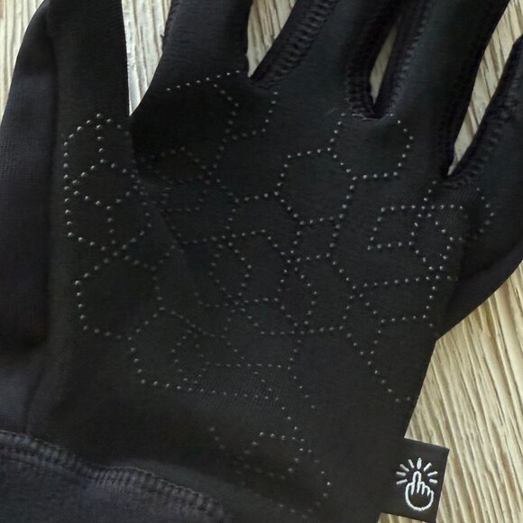 MOUNTAIN HARDWEAR POWER STRETCH STIMULUS GLOVE WOMEN'S LARGE BLACK TOUCHSCREEN - Picture 7 of 10